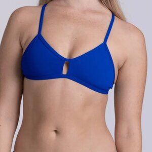 Jolyn Blueberry Vent Tie Back Bikini top size XL